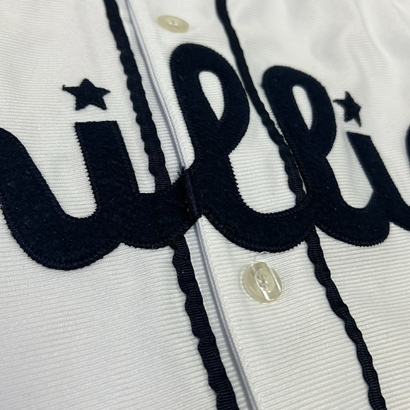 Mitchell & Ness Vintage Cooperstown Philadelphia Phillies Jimmie Fox #4 Jersey - Picture 4 of 11